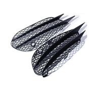 Grille Avant de la Voiture pour Classe C W205 C43 C205 S205 pour AMG Line 2015-2018 1 Paire Grilles Phares Antibrouillard Pare-Chocs Avant Couvercle Calandre Course pour Phares Grilles de Voiture