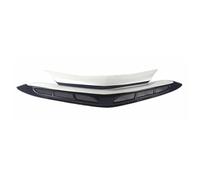 Grille avant de voiture Grille De Pare-chocs Avant En ABS Pour IZOA C-HR 2016-2022, Kit D'accessoires Pour Radiateur SCSTHRCRA(White black)