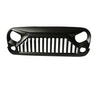 Grille Avant pour Jeep pour Wrangler JK pour Gladiator J189 2007-2017 Calandre Calandre Avant Calandre Noire Calandre Avant ABS Calandre De Avant