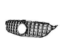 Grille Avant Pour Mercedes Pour Benz Classe C C200 C300 W205 2019-2021 Calandre Gril Panamericana Style Voiture Pare-chocs Supérieur Capot Maille