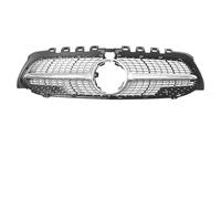 Grille Avant Pour Mercedes Pour Benz Pour W177 A180 A200 A220 A250 A35 Pour AMG 2019-2022 Calandre Noir Pare-chocs Avant Course Grille De Calandre(Diamond-Silver A)