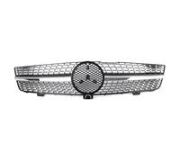 Grille Avant Pour Mercedes Pour Benz Pour CLS Classe W219 2008-2011 Pas Pour CLS63 CLS63S Diamants Style Calandre Avant Sans Trou Caméra Grille De Calandre(Chrome)