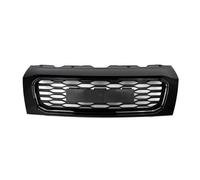Grille Avant Pour Ram Pour ProMaster 1500 2500 3500 2019-2022 Grille Capot Pare-chocs Supérieur Avant Calandre Modifiée Chrome Brillant Argent(Noir brillant)