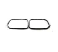 Grille Avant Voiture Couverture Course En Noir Brillant 51712455246 51712455247 Pour F39 X2 2018 2019 2020-2021 Calandres de voiture(Fibre de carbone)