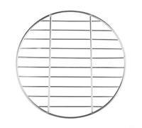 Grille Barbecue Camping 40cm Maille Uniforme Anti-Chute | Acier inoxydable , nettoyage pour rapide, résistant à la rouille, diamètre 30cm, pour petits foyers(33cm)