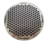 Grille Barbecue Filet de maille for barbecue à trou carré | Hexagone rond en laiton, acier inoxydable 304, facile à nettoyer, OD.30cm(OD 28cm)
