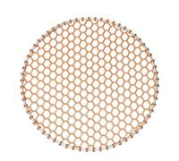 Grille Barbecue Filet de maille gril fil barbecue rond diamètre | 24,5-33 cm avec poignée for outils de pique-nique barbecue au charbon de bois(28CM Round)