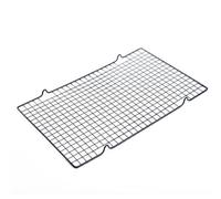 Grille Barbecue Grille en fil d'acier inoxydable for plateau de refroidissement, support for gâteau, four, cuisine, cuisson, pizza, pain, barbecue, biscuits, for étagère(Black L)
