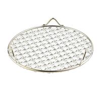 Grille Barbecue Stainless Steel Round BBQ Net Grill Mesh Roast Nets Bacon Tool Iron Non-stick Mat Grid Outdoor Barbecue Accessori(295mm)