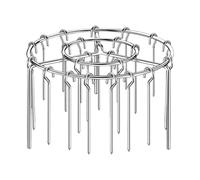 Grille Barbecue Verticale pour Friteuse à Air,Brochettes à griller pour friteuse à air | Brochettes Inox Pour Four Cuisiniers à Domicile Légumes Viandes Repas Familiaux
