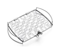Grille Barbecue Weber, Modèle 6471, Grille À Poisson En Inox Brillant, Pour