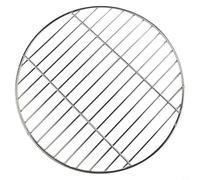 Grille BBQ Ronde Acier Inoxydable 30cm Camping Pique-nique