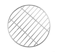 Grille BBQ Ronde Acier Inoxydable 30cm Camping Pique-nique