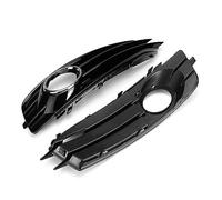 Grille boîtier phare antibrouillard A3 8P SLines 2009-2012 2010 2011 voiture pour avant pare-chocs antibrouillard gril Grille couverture couvercle cadre lampe capots(Chrome Silver)