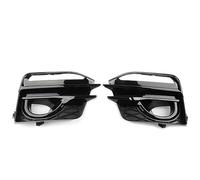 Grille boîtier phare antibrouillard Pour Infiniti Q50 pour Sport 20142017 2 pièces cadre de phare antibrouillard pare-chocs pour avant calandre inférieure garniture couverture