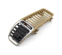 Grille Buse 98155213104 Pour Boxster Pour Cayman 981 2012-2016 Panneau Couverture Grille Ventilation Tableau Bord Avant Voiture Sortie Climatiseur Voiture(Beige)