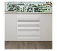 Grille Cache-Radiateur Couvre Radiateur Design Étagère Radiateurs Mural Étagère Radiateur Moderne Cache-radiateur Couverture Radiateur Design Generic(Beige,23.62x23.62in(60x60cm))