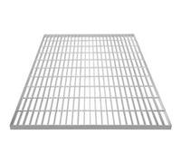 Grille Caillebotis Acier Galvanisé 1000mm x 900 mm - Min 260gr/m² Maille 32 x 100mm Grillage Revêtement Sol Passerelle Passage Voiture - Capacité 900KG - Résistant à la Corrosion EN ISO 1461