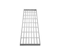 Grille Caillebotis Acier Galvanisé 800mm x 240 mm - Min 260gr/m² Maille 32 x 100mm Grillage Revêtement Sol Passerelle Passage Voiture - Capacité 192KG - Résistant à la Corrosion EN ISO 1461