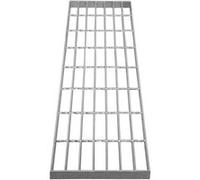 Grille Caillebotis Acier Galvanisé 800mm x 240 mm - Min 260gr/m² Maille 32 x 100mm Grillage Revêtement Sol Passerelle Passage Voiture - Capacité 192KG - Résistant à la Corrosion EN ISO 1461