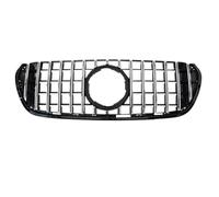 Grille calandre avant Accessoire voiture calandre pare-chocs panneau central supérieure pour Mercedes pour Benz pour classe X W470 2017 2018 2019 2020(Argent)