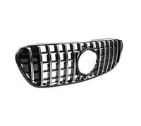 Grille calandre avant Calandre radiateur pare-choc avant voiture calandre course chromée/noire pour Mercedes pour Benz classe X W470 pour BR470 2017 2018 2019(Chrome)