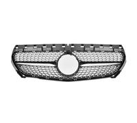 Grille Calandre Avant Compatible Avec Benz Pour Classe CLA W117 Pour AMG 2013-2018 2019 Calandre Supérieure Avant Voiture Grille D'admission D'air Radiateur Noir Brillant Voiture(Style B)