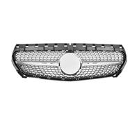 Grille Calandre Avant Compatible Avec Benz Pour Classe CLA W117 Pour AMG 2013-2018 2019 Calandre Supérieure Avant Voiture Grille D'admission D'air Radiateur Noir Brillant Voiture(Style C)