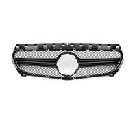 Grille Calandre Avant Compatible Avec Benz Pour Classe CLA W117 Pour AMG 2013-2018 2019 Calandre Supérieure Avant Voiture Grille D'admission D'air Radiateur Noir Brillant Voiture(Style E)