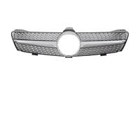 Grille Calandre Avant Grilles Supérieures Chromées Argentées Style Diamant Pour Benz Classe Pour CLS W219 CLS350 Et CLS500 2005-2008 Pour AMG Pour GTR Calandre Radiateur(Diamonds-Silver)