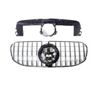 Grille calandre avant Kit carrosserie calandre course calandre entrée avant maille réglage garniture pour Mercedes pour Benz pour GLS X167 2020-2023 pour Style GT(Argenté)