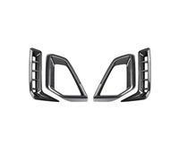 Grille Calandre Avant Kit Phares Antibrouillard Pour BMW X5 G05 LCI 2023-2024 Couvercle Séparateur Grille Pare-chocs Avant Cadre Phare Grille Radiateur Voiture(Carbone)