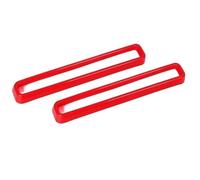 Grille Calandre Avant Lot De 2 Calandres Avant Pour Dodge Pour Challenger 2015, 2016, 2017, 2018, 2019, 2020, 2021, 2022, Noir, Rouge, Bleu, Jaune(Rouge)