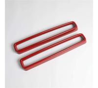 Grille Calandre Avant Lot De 2 Calandres Avant Rouges Pour Dodge Pour Challenger 2015, 2016, 2017, 2018, 2019, 2020(Rouge)