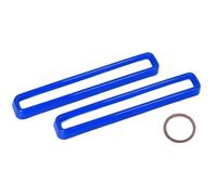 Grille Calandre Avant Lot De 2 Inserts Calandre Avant Pour Dodge Pour Challenger 2015, 2016, 2017, 2018, 2019, 2020, 2021 Et 2022(Bleu)