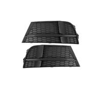 Grille Calandre Avant Paire De Calandres Phares Antibrouillard Avant Pour A3 Pour Sport S3 2016-2020 Coque En Nid D'abeille Grille Pare-Chocs Avant(Noir)