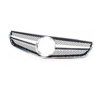 Grille Calandre Avant Pour Benz E Coupé W207 2009-2011 2012 2013 Calandre Avant Voiture Pare-chocs Supérieure Grille Maille Capot(Argent)