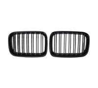 Grille Calandre Avant Pour BMW E36 1992-1996 Calandres Avant Course Style Double Ligne Calandre Avant Double Barre(Carbon Look)