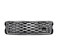 Grille Calandre Avant Pour Land Pour Rover Pour Range Pour Pour Vogue L405 13-17 Mise À Niveau Vers Les Grilles Supérieures Pare-chocs Avant Style 2018-2022 Calandre Radiateur(Black silver bar)
