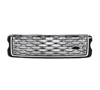 Grille Calandre Avant Pour Land Pour Rover Pour Range Pour Pour Vogue L405 13-17 Mise À Niveau Vers Les Grilles Supérieures Pare-chocs Avant Style 2018-2022 Calandre Radiateur(Black silver)