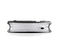 Grille Calandre Avant Pour Land Pour Rover Pour Range Pour Rover Pour Vogue 2006-2009 L322 4.2 Auto Extérieur Pare-chocs Avant ABS Calandre Calandre Radiateur(Silver grey)