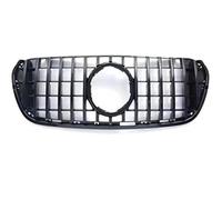 Grille Calandre Avant Voiture Grille Pare-chocs Avant En Maille Pour Mercedes Pour Benz Classe X X470 2018-2020, Style GT Noir/argenté/noir Mat(GT Black)
