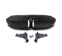 Grille Calandre Avant Voiture Grille Radiateur Avant Avec Obturateur D'air Actif Pour BMW Série 5 G30 G31 G38 2017-2020 Sans Moteur Noire 51747497279