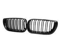 Grille Calandre Avant Voiture Pour BMW Série 3 2002-2005 E46 4 Portes 320i 325i 325xi 330i 330xi Double Slats Black Grill Grille Avant Kidney(Black 4 Doors02-05)