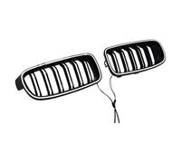 Grille Calandre Pour BMW Série 3 F30 F31 320i 330i 335i 2013-2018 Calandre Lumineuse Avant Lumière LED Calandre Course Noir Brillant Calandre Radiateur