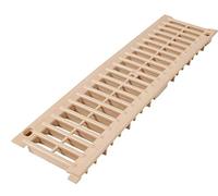 Grille caniveau 0,5m PVC A15 largeur 130 sable GRL77S