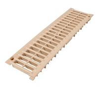 Grille caniveau - Nicoll - A15 - PVC - Largeur 130mm - Couleur Sable