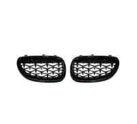 Grille Car Racing Grill Diamond Kidney Grille for BMW E60 E61 550i 535i for M5 2004-2009 Front Bumper Grilles Meteor Style Grills Front Net