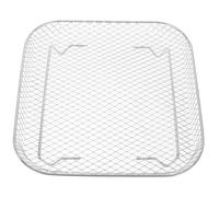 Grille Carrée Simple Couche en Acier Inoxydable pour Friteuse à Air | Déshydratation, Cuisson Homogène et Friture Croustillante, pour Légumes et Poulet Cuisine Intérieure