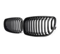 Grille centrale calandre avant Compatible Avec BMW Pour Série 1 E87 2007 2008 2009 2010 2011 Paire Calandres Avant Noir Brillant À Lamelles Car Styling Sport Grills
